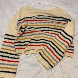 Crop top sweater